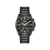 Hugo Boss Men’s Strike Back Chronograph Watch, Black image