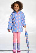 Hatley Girls Sun Long Sleeve Rain Jacket, Blue image