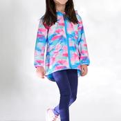 Hatley Girls Tie Dye Long Sleeve Rain Jacket, Multi image