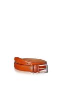 Ibex England Stitched Edge Leather Belt, Cognac image