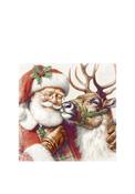 IHR Santa’s Best Friend Napkins, Cream image