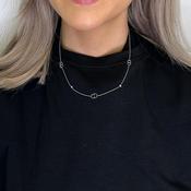 M Collection CD Necklace, Silver image