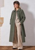 Yerse Carlotta Wool Blend Coat, Green image