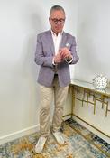 White Label Jasper Blazer, Berry Pink image