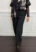 Naya Travel Fabric Wide Leg Trousers, Black image