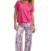 Indigo Sky Vibrant Floral Pyjama Set, Pink image