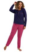 Indigo Sky Animal Print Pyjama Set, Navy image