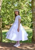 Isabella IS26324 Communion Dress, White image