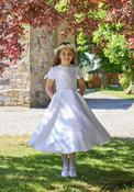 Isabella IS26332 Communion Dress, White image