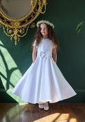 Isabella IS26344 Communion Dress, White image