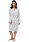 Indigo Sky Tropical Wrap Dressing Gown, Multi image