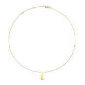 Jackie Jewellery Bar Necklace, Gold image