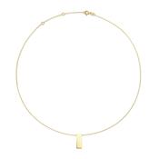 Jackie Jewellery Bar Necklace, Gold image