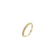 Jackie Jewellery Maiori Zip Ring, Gold image