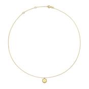 Jackie Jewellery Sunflower Necklace, Gold image