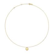 Jackie Jewellery Sunflower Necklace, Gold image