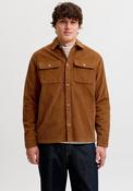 Jack &amp; Jones Regent Corduroy Overshirt, Caramel Brown image