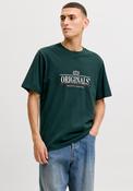 Jack &amp; Jones Fredericksberg Graphic Box T-Shirt, Pine Green image