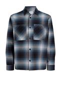Jack &amp; Jones Boy Jackson Check Overshirt, Navy image