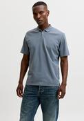Jack &amp; Jones Ethan Zip Polo Shirt, Dark Grey image