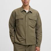 Jack &amp; Jones Point Commute Overshirt, Crocodile Green