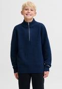Jack &amp; Jones Boy Long Sleeve Knit Jumper, Navy image