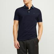 Jack &amp; Jones Paulos Plain Polo Shirt, Dark Navy image