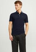 Jack &amp; Jones Paulos Plain Polo Shirt, Dark Navy image