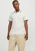 Jack &amp; Jones Paulos Plain Polo Shirt, Light Beige image