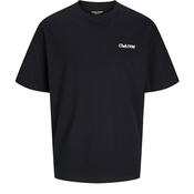 Jack &amp; Jones Boy Bradley Graphic Short Sleeve Tee, Black image