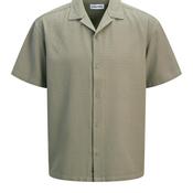 Jack &amp; Jones Mini Boy Global Waffle Short Sleeve Shirt, Green image