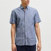 Jack &amp; Jones Summer Linen Blend Shirt, Faded Denim image