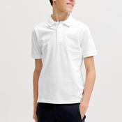 Jack &amp; Jones Boy Blaweston Short Sleeve Polo, White image