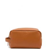 Jack &amp; Jones Tatum Toiletry Bag, Cognac