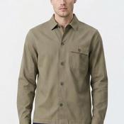 Jack &amp; Jones Tyler Herringbone Overshirt, Smokey Olive Green image