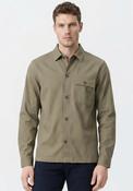 Jack &amp; Jones Tyler Herringbone Overshirt, Smokey Olive Green image