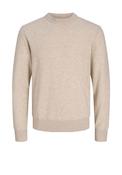 Jack &amp; Jones Perfect Wool Blend Knit Sweater, Beige image