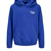 Jack &amp; Jones Boy Norrebro Long Sleeve Back Print Hoodie, Blue