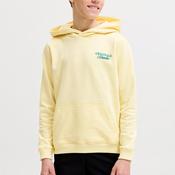 Jack &amp; Jones Boy Norrebro Long Sleeve Back Print Hoodie, Yellow