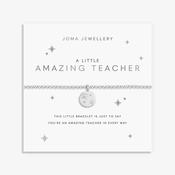 Joma Jewellery Amazing Teacher Bracelet, Silver image