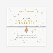 Joma Jewellery Anything is Possible Bracelet, Gold image