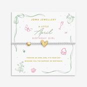 Joma Jewellery April Bracelet, Silver &amp; Gold image
