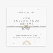 Joma Jewellery Kid’s Follow Your Dreams Bracelet, Silver