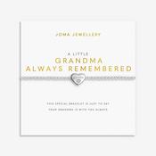Joma Jewellery Grandma Always Remembered Bracelet, Silver image