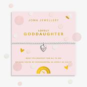 Joma Jewellery Kids Lovely Goddaughter Bracelet, Silver image
