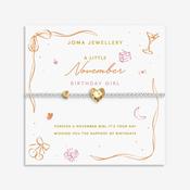 Joma Jewellery November Bracelet, Silver &amp; Gold
