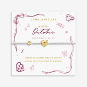 Joma Jewellery October Bracelet, Silver &amp; Gold image