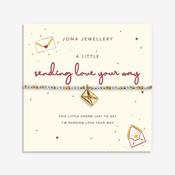 Joma Jewellery Sending Love Your Way Bracelet, Silver &amp; Gold image