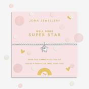 Joma Jewellery Kids Super Star Bracelet, Silver
