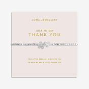 Joma Jewellery Just to Say Thank You Bracelet, Silver image